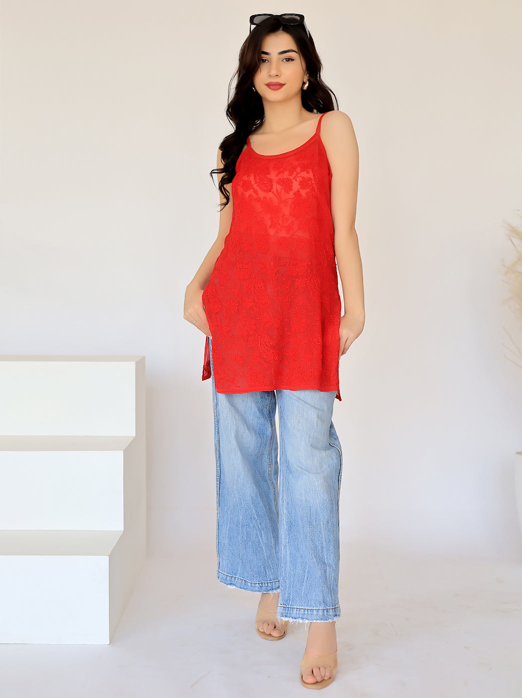 Crafted from lightweight, breathable viscose fabric for comfort