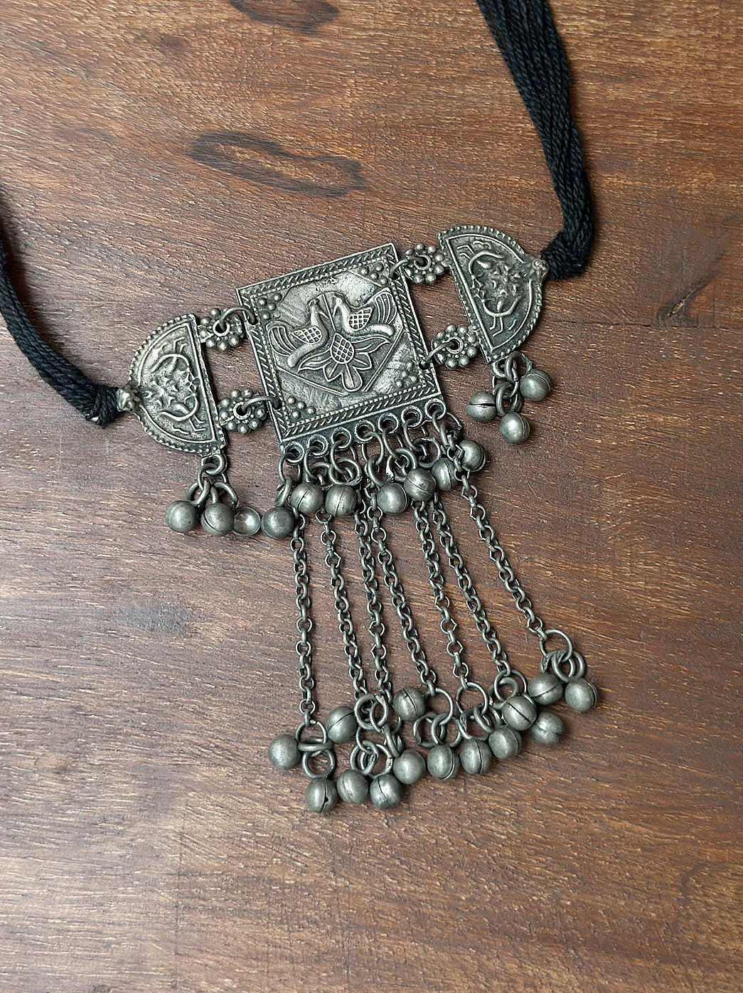 Artisan Brass Mixed Metal Necklace – Handcrafted Jewelry for Her