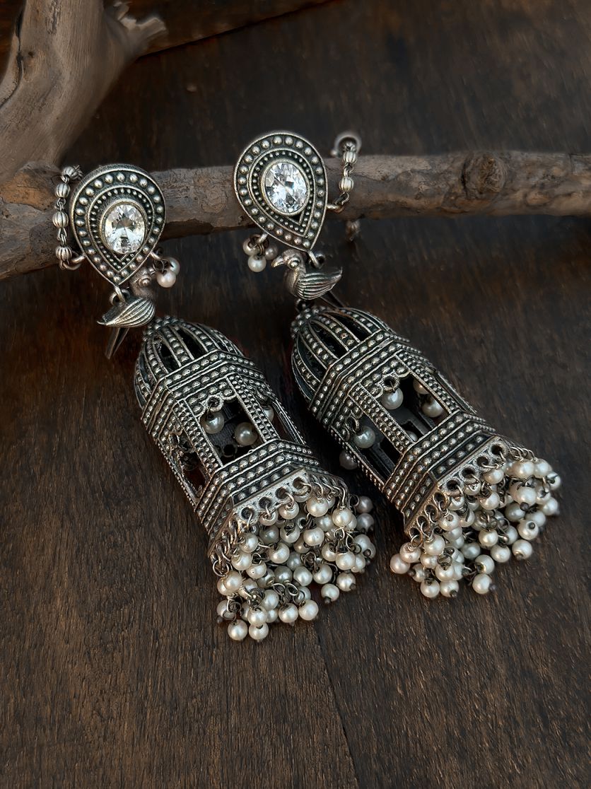 Handcrafted Antique Minar Jhumka