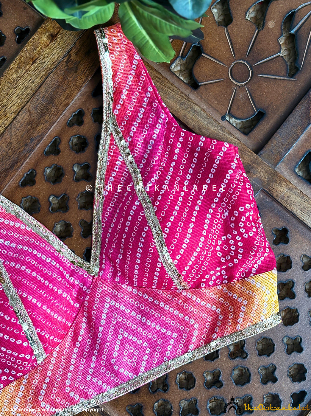 Premium Kota Doria blouse in sleeveless design perfect for pairing with plain, printed, or embroidered sarees.