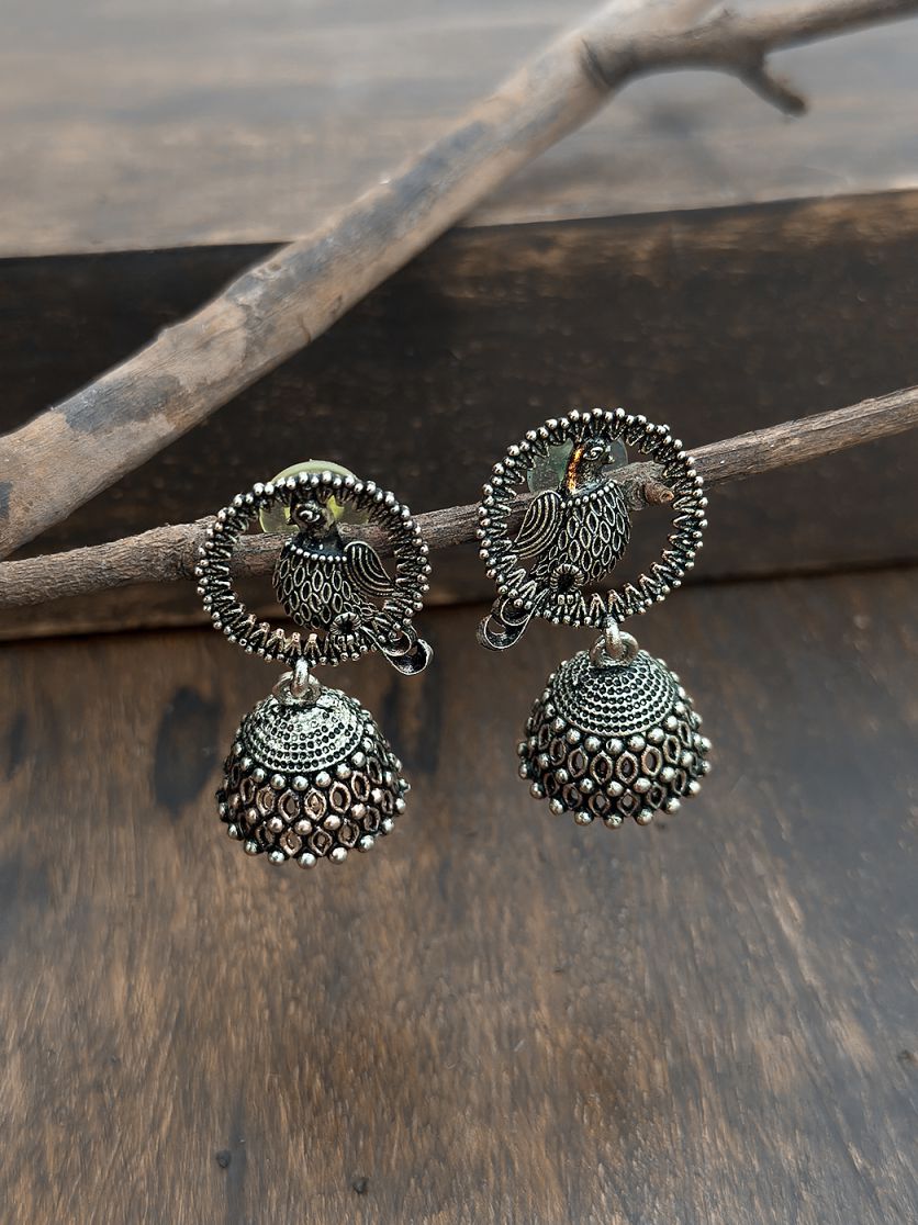 Oxidized Jewellery Earrings For Long Kurtis Oxidised Earrings