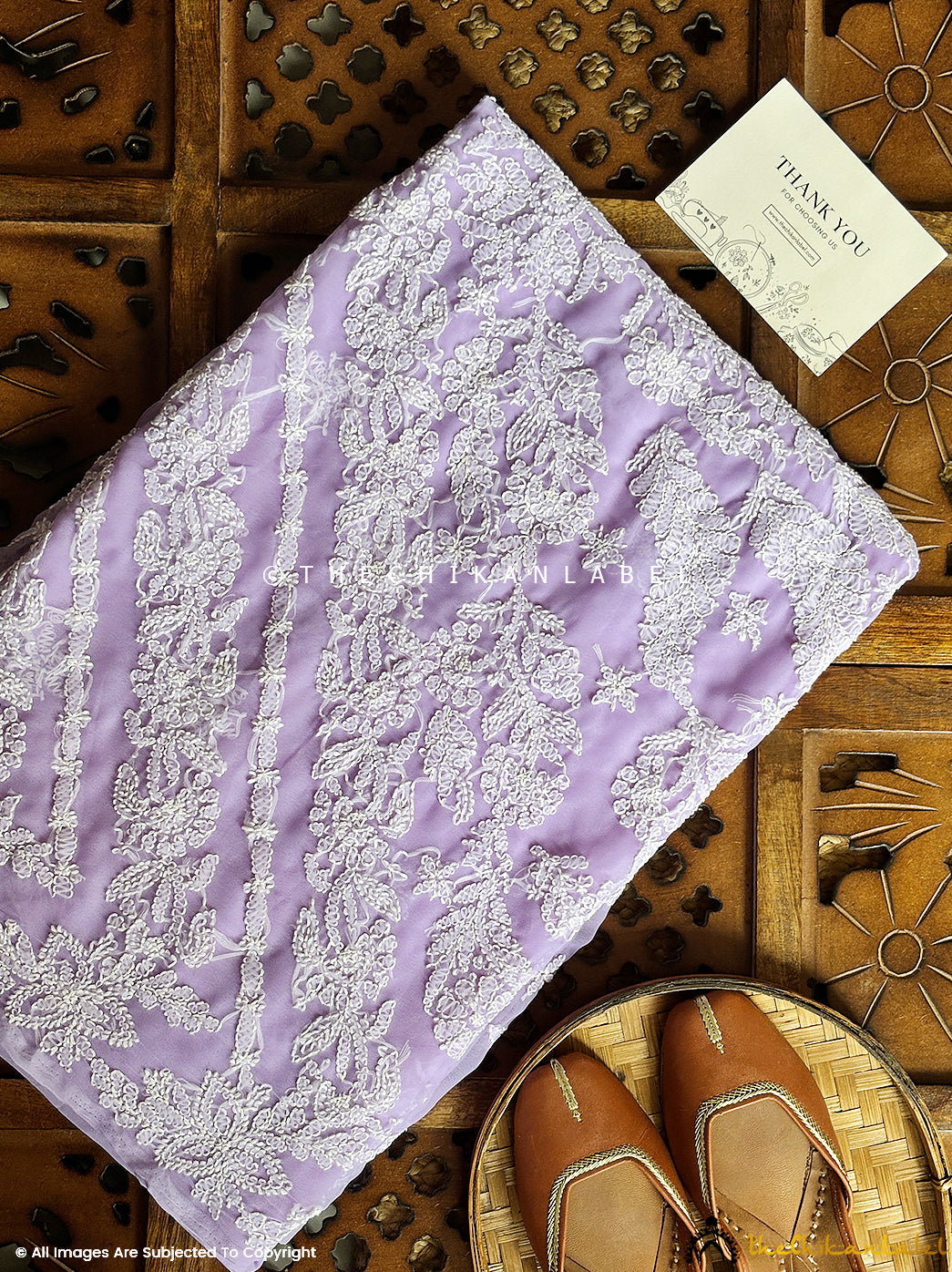 Saisha Georgette Authentic Chikankari Saree - Black