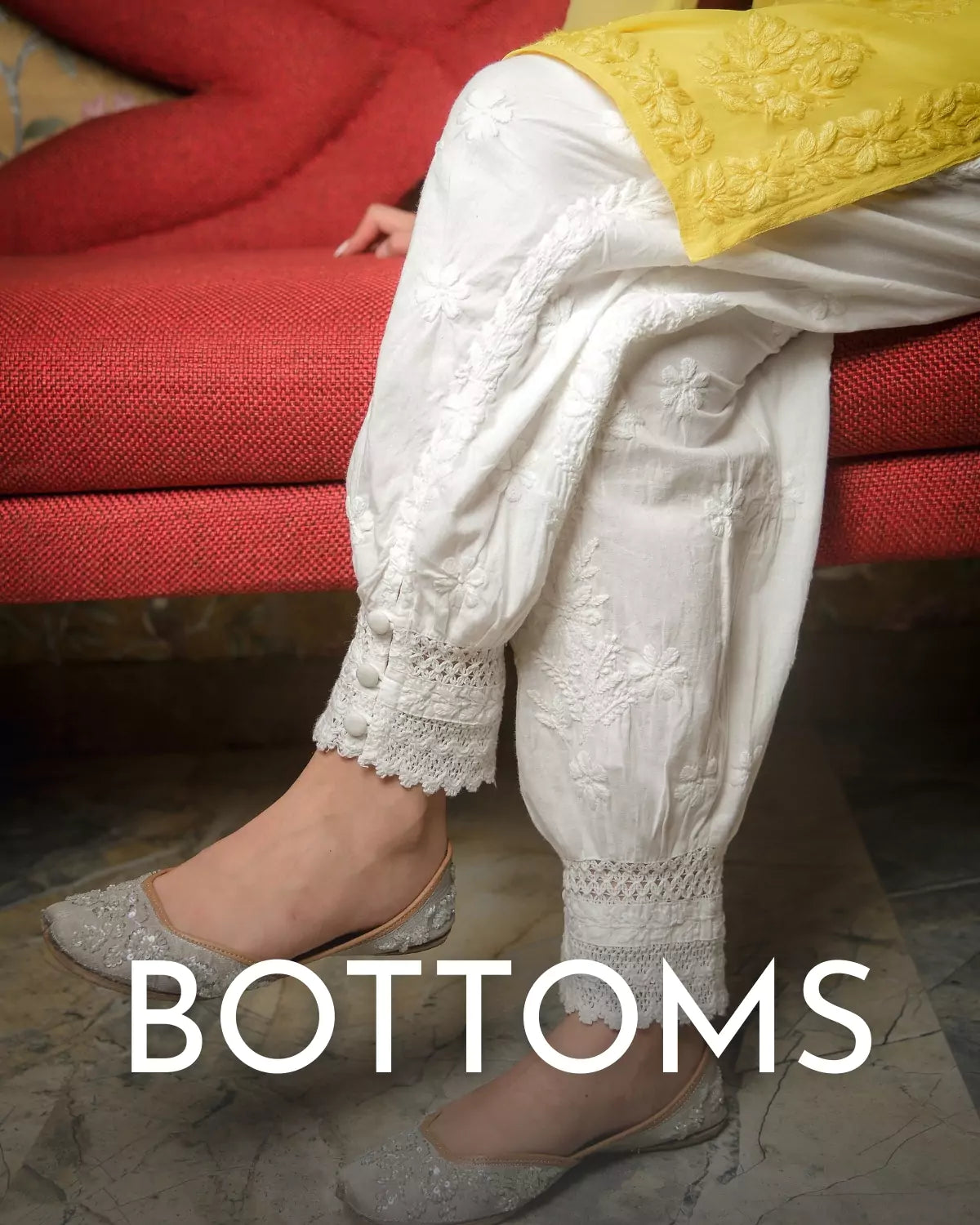 Bottom wear collection from the chikan label
