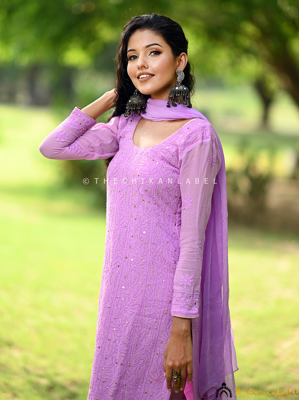 Shweta Tiwari in Mohini Viscose Chikankari Straight Kurta Set ,Chikankari Straight Kurta Set in Viscose Fabric For woman
