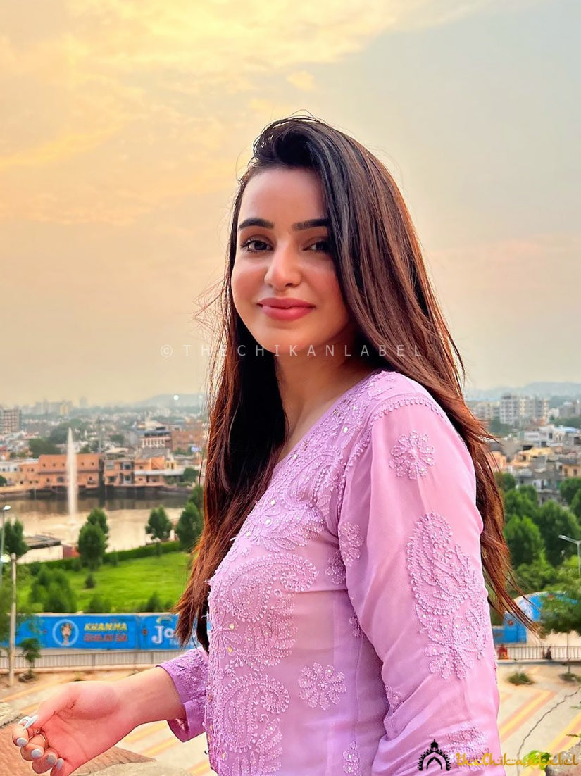 Ankita Sharma Meiraa Viscose Chikankari Straight Kurti,Chikankari Straight Kurti In Viscose Fabric For women