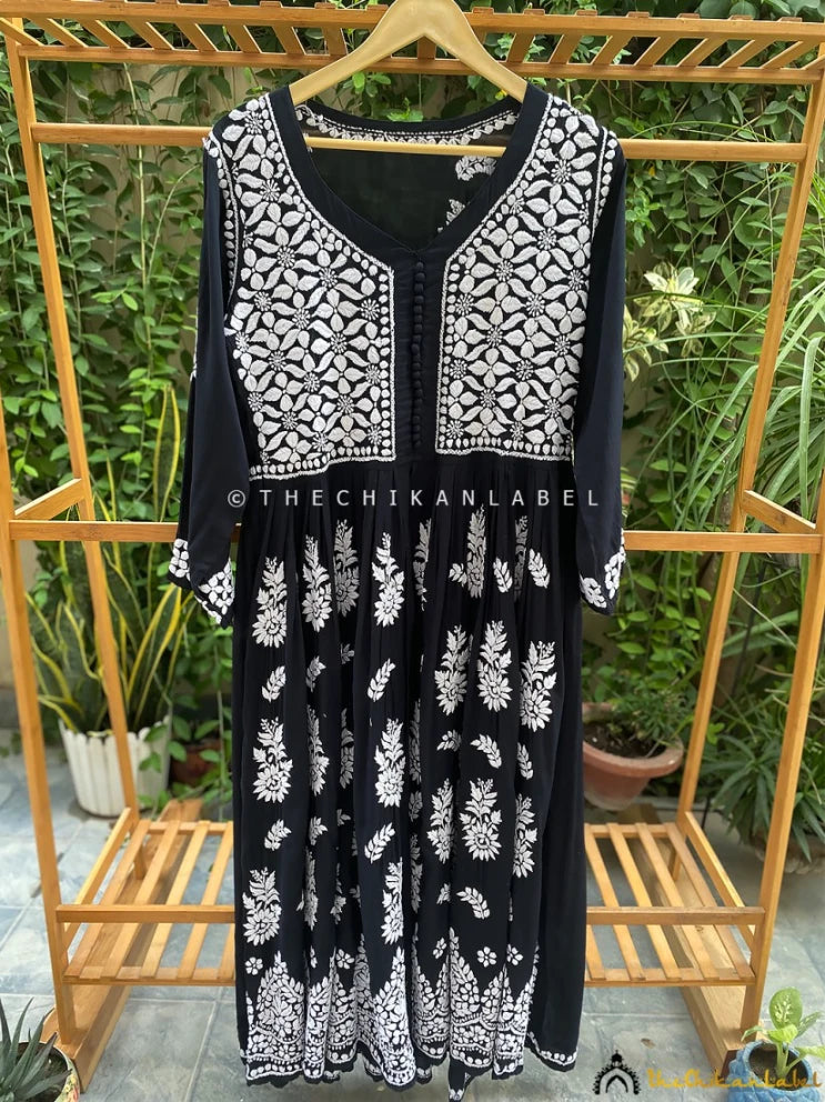 Suhana Modal Chikankari Slit Kurti ,Chikankari Slit Kurti in Modal fabric For woman