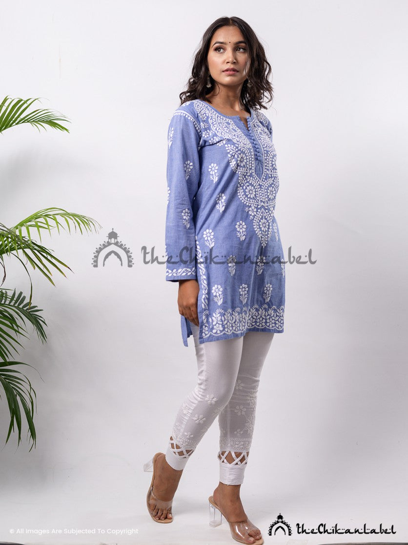 Dixita Patel Pink Shifa Viscose Chikankari Anarkali ,Chikankari Anarkali in Viscose Fabric For Woman