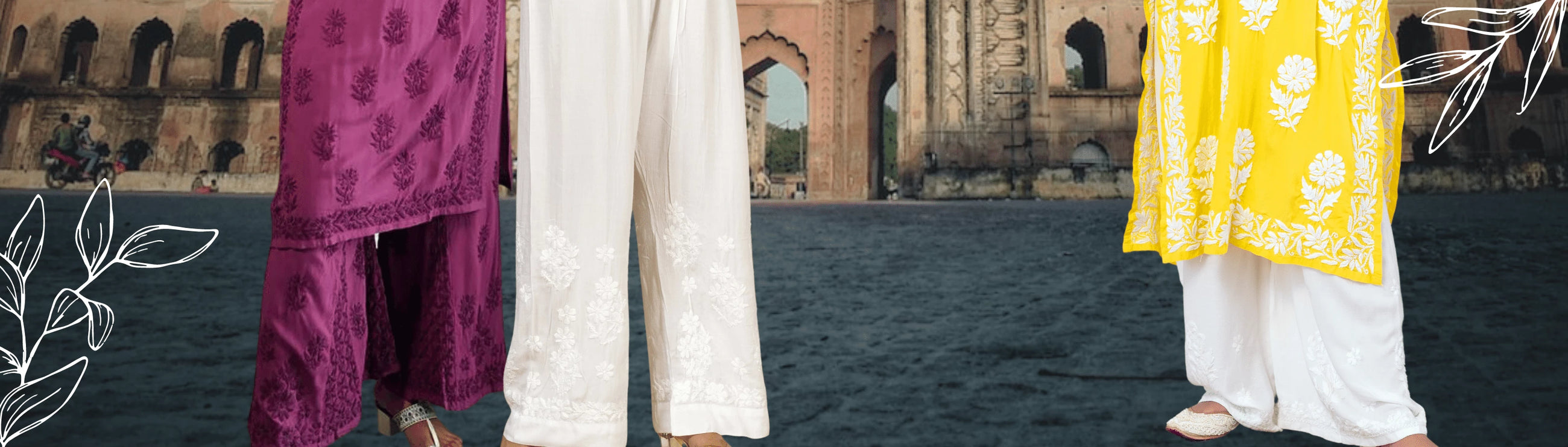 Embossed Trouser White For Women Online From Zardi