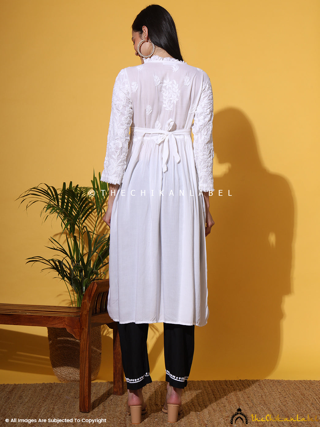 white chikan dress design Chicken Kari White Chikan Suits Designs White Rayon Cotton Chikankari Kurta With Palazzo And Dupatta