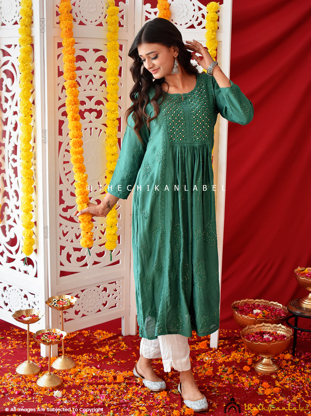 Maxi Anarkali Wedding Dress White Long Cotton Lucknowi Chikan | Etsy UK |  Cotton anarkali dress, Indian dresses, Dress