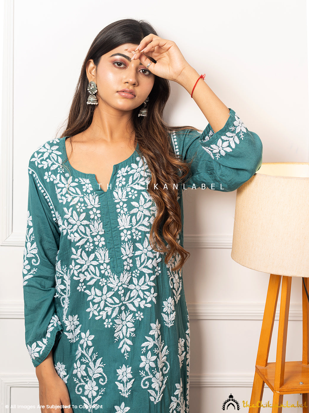 Buy Chikankari Straight Kurti in Modal Fabric for Women, Shop Authentic Lucknow Chikankari Straight Kurtis Online at Best Price Only at Thechikanlabel.