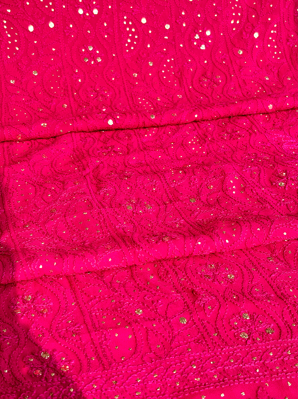 Rani Pink Siya Viscose Chikankari Un-stitched Suit