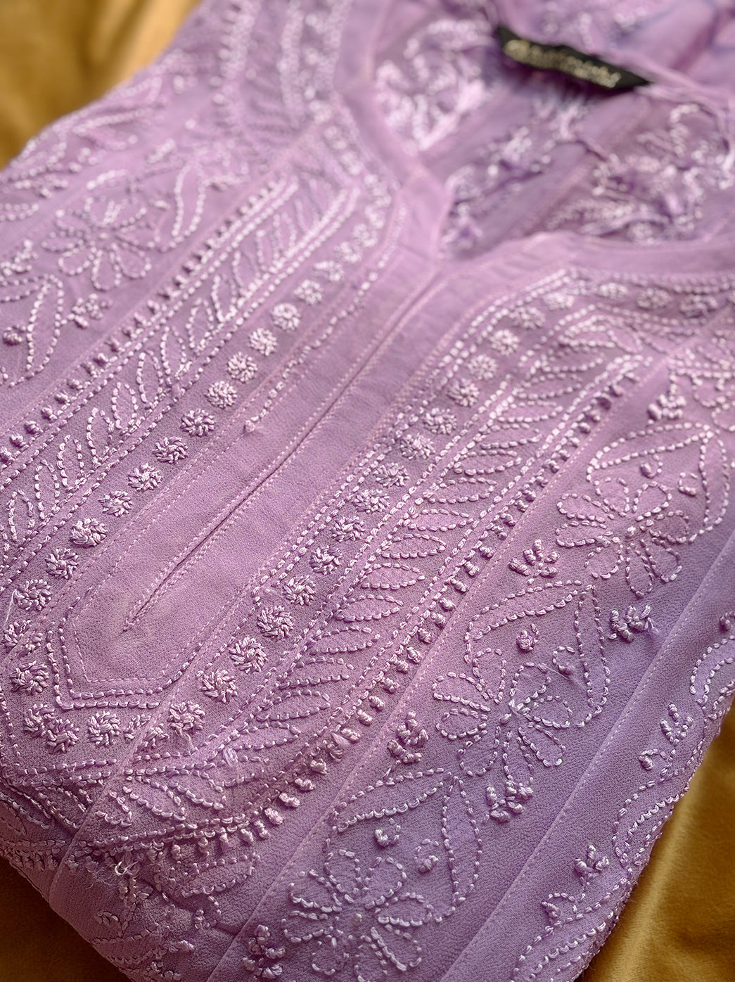 Lavender Hana Viscose Chikankari Anarkali