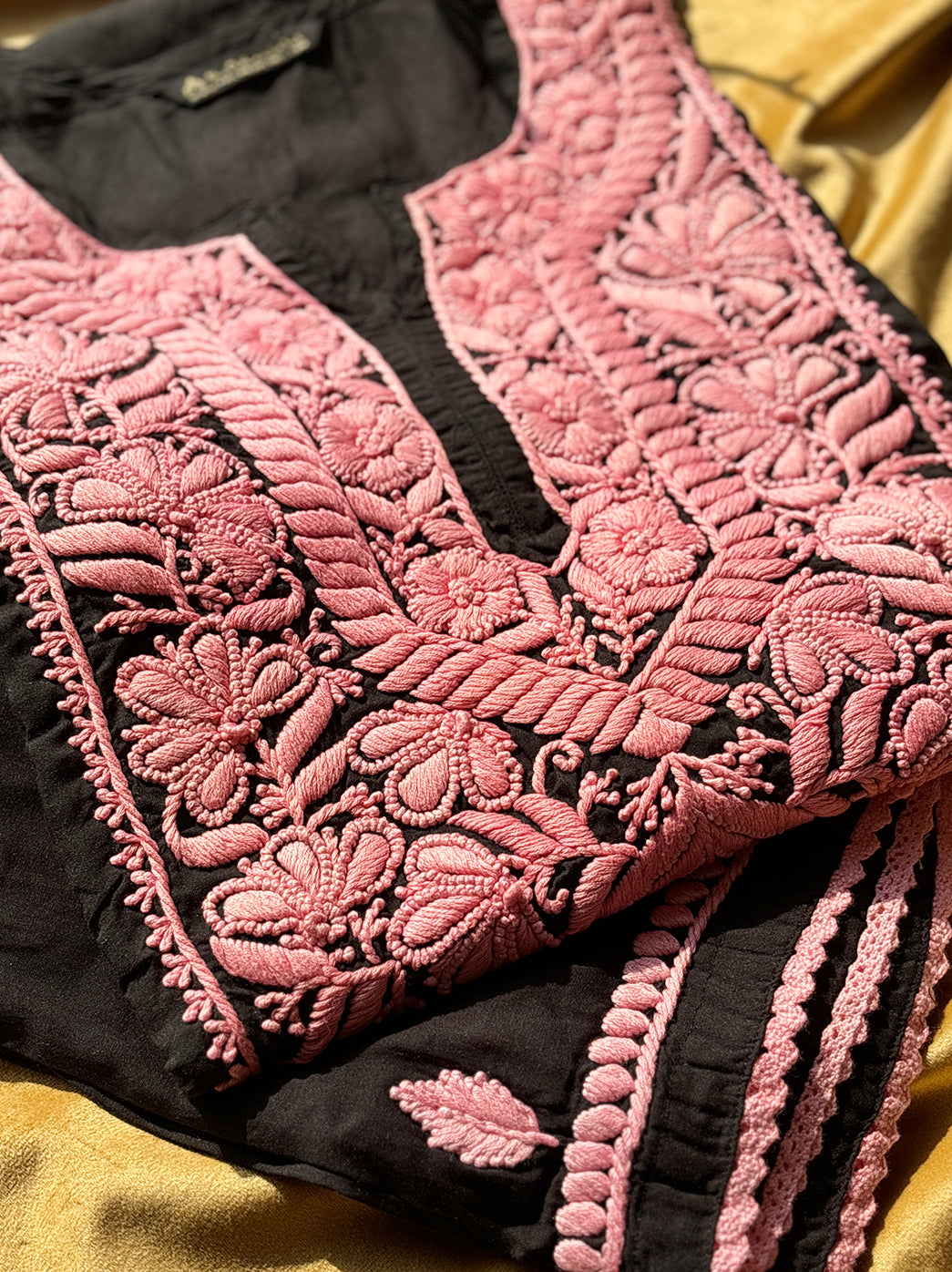 “Stitched chikankari kurti palazzo set crafted in soft modal fabric designed for comfort and elegance”