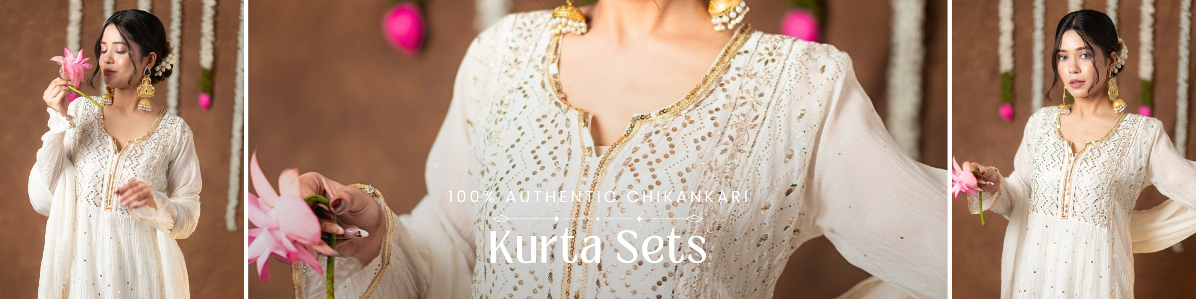 Chikankari Kurta Set Collection