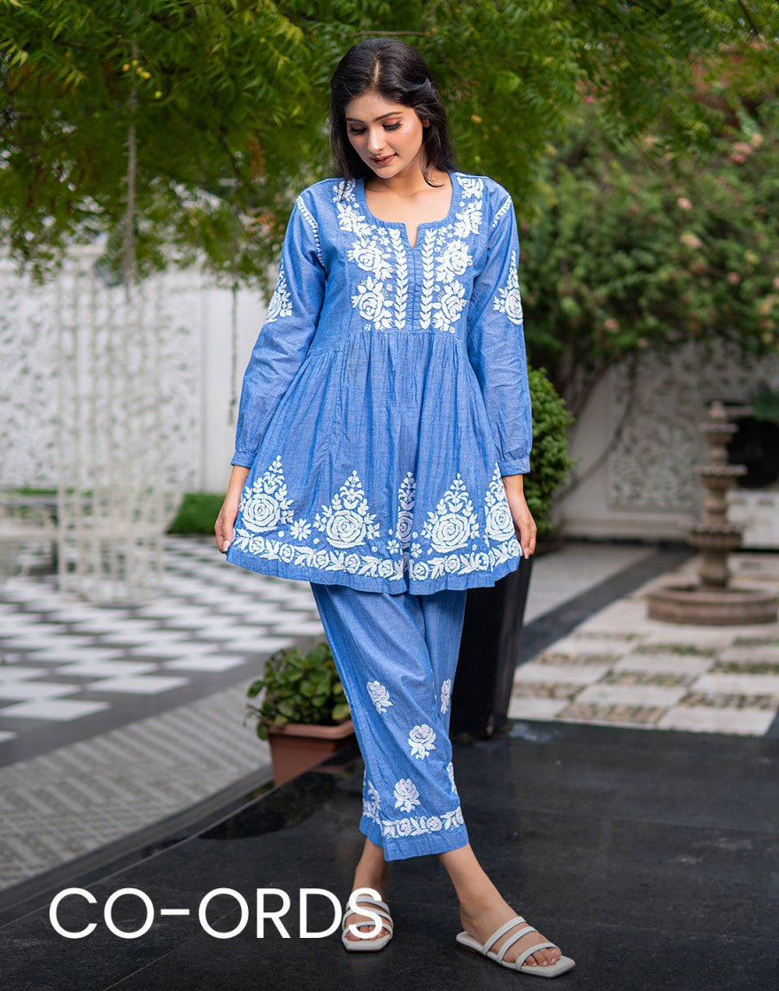 Chikankari Co-ords Collection - TheChikanLabel