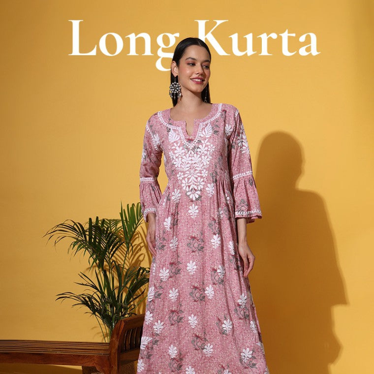 Chikankari Kurtis, Lucknow Chikan Kurta- Thechikanlabel Chikankari Kurtis, Lucknow Chikan Kurta- Thechikanlabel