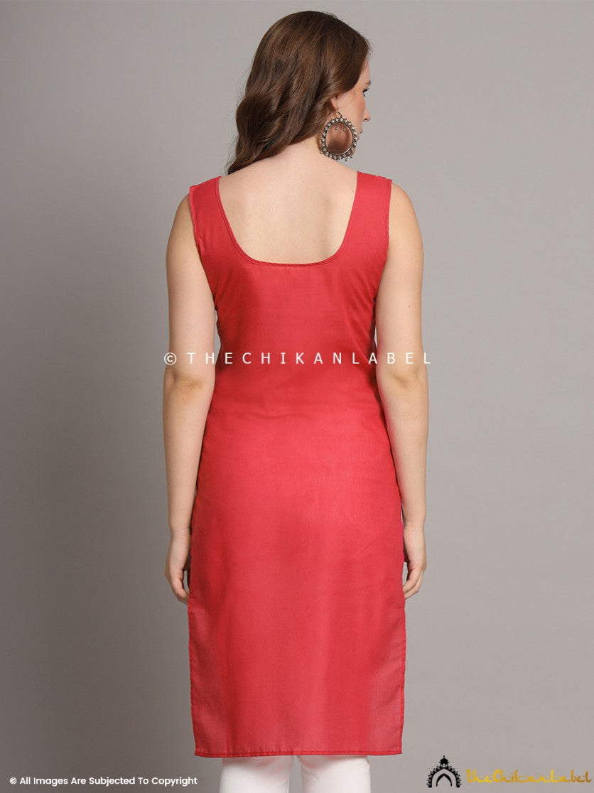 Coral Cotton Camisole Inners for Kurtis & Kurta