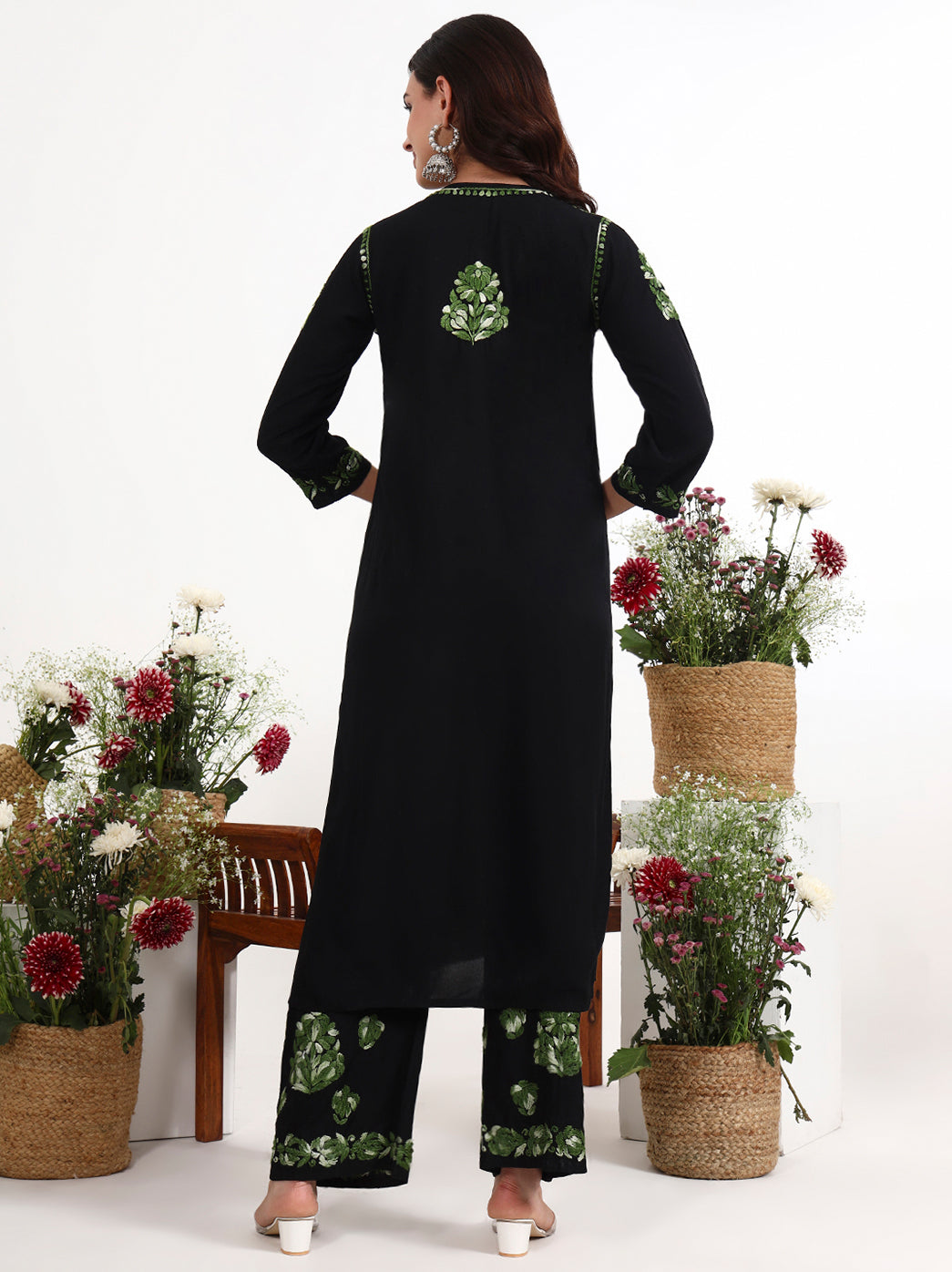 Trending women ethnic wear set with elegant embroidery and versatile styling options