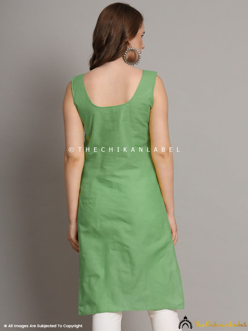 Green Cotton Inners for Kurtis & Kurta