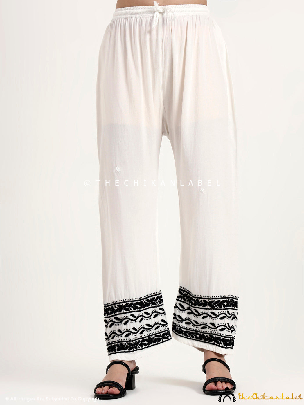 Mariam Rayon Chikankari Kurta Set - White