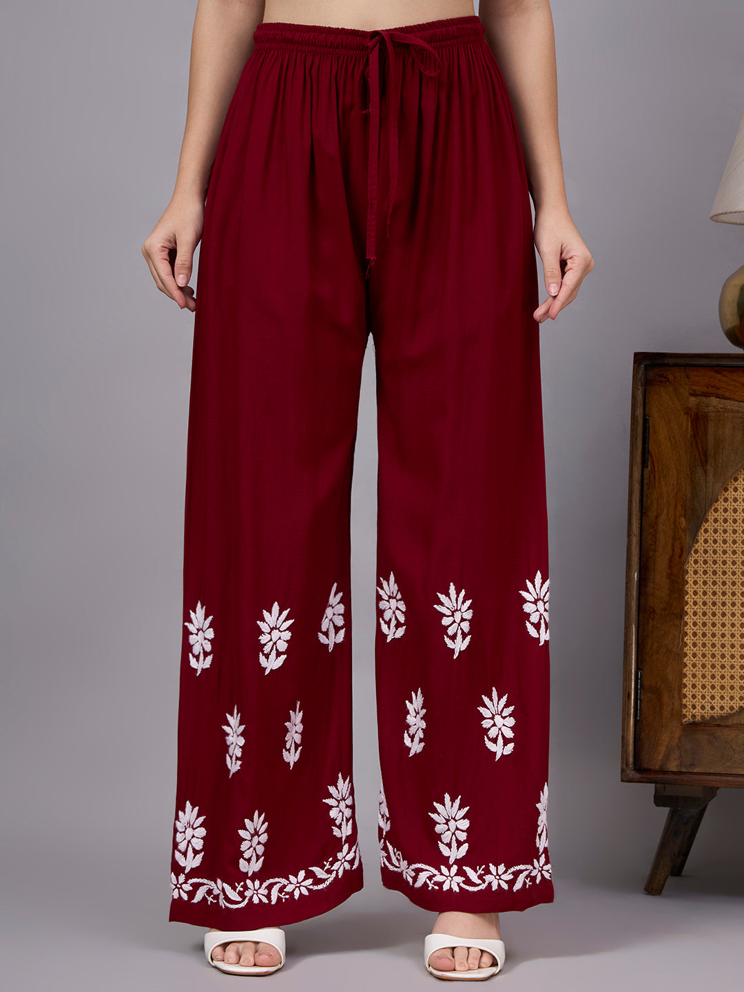 Premium trending kurta set made from breathable rayon fabric with handcrafted Chikankari embroidery, offering comfort, elegance, and timeless craftsmanship.