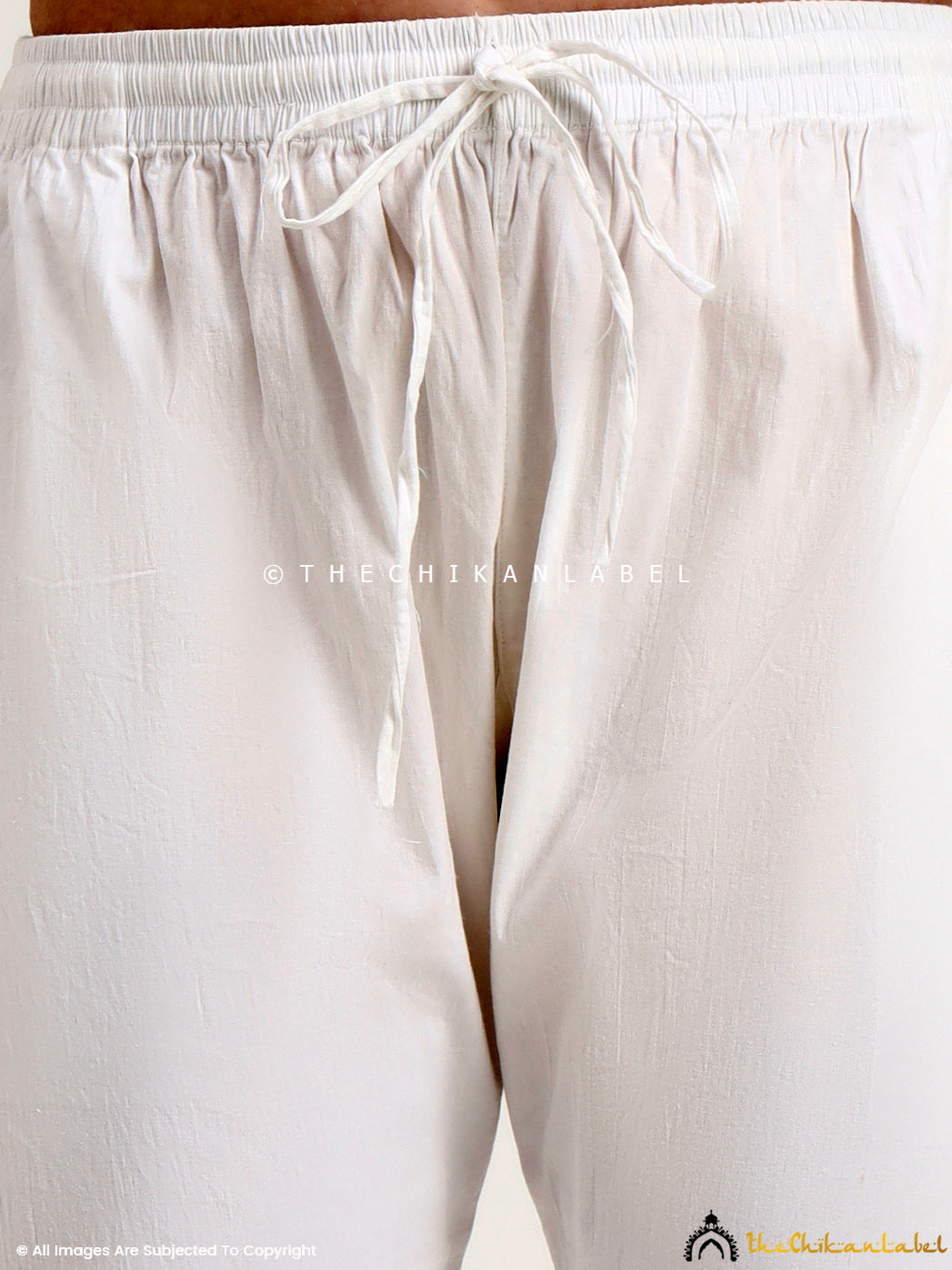 Premium cotton pant featuring authentic chikankari embroidery, perfect as women bottom wear.