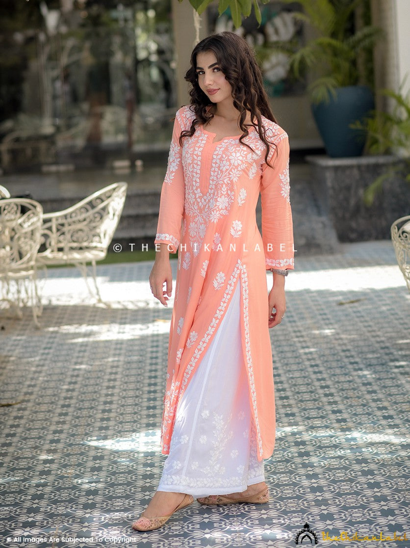 Buy Indian Tunic Tops For Women Rayon Kurtis Pant Dupatta Anarkali Kurti  Set Salwar Suit Kameez 3/4 Sleeve Readymade Partywear Online at  desertcartINDIA