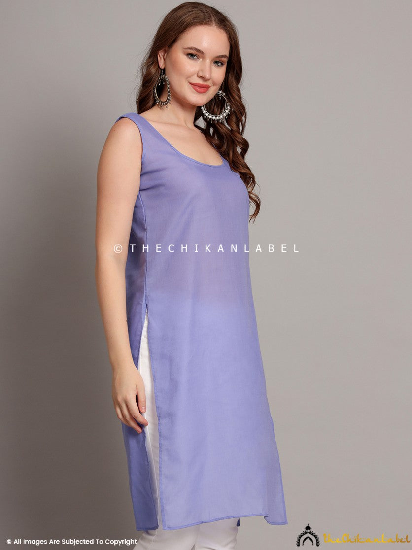 Lavender Cotton Inners for Kurtis & Kurta