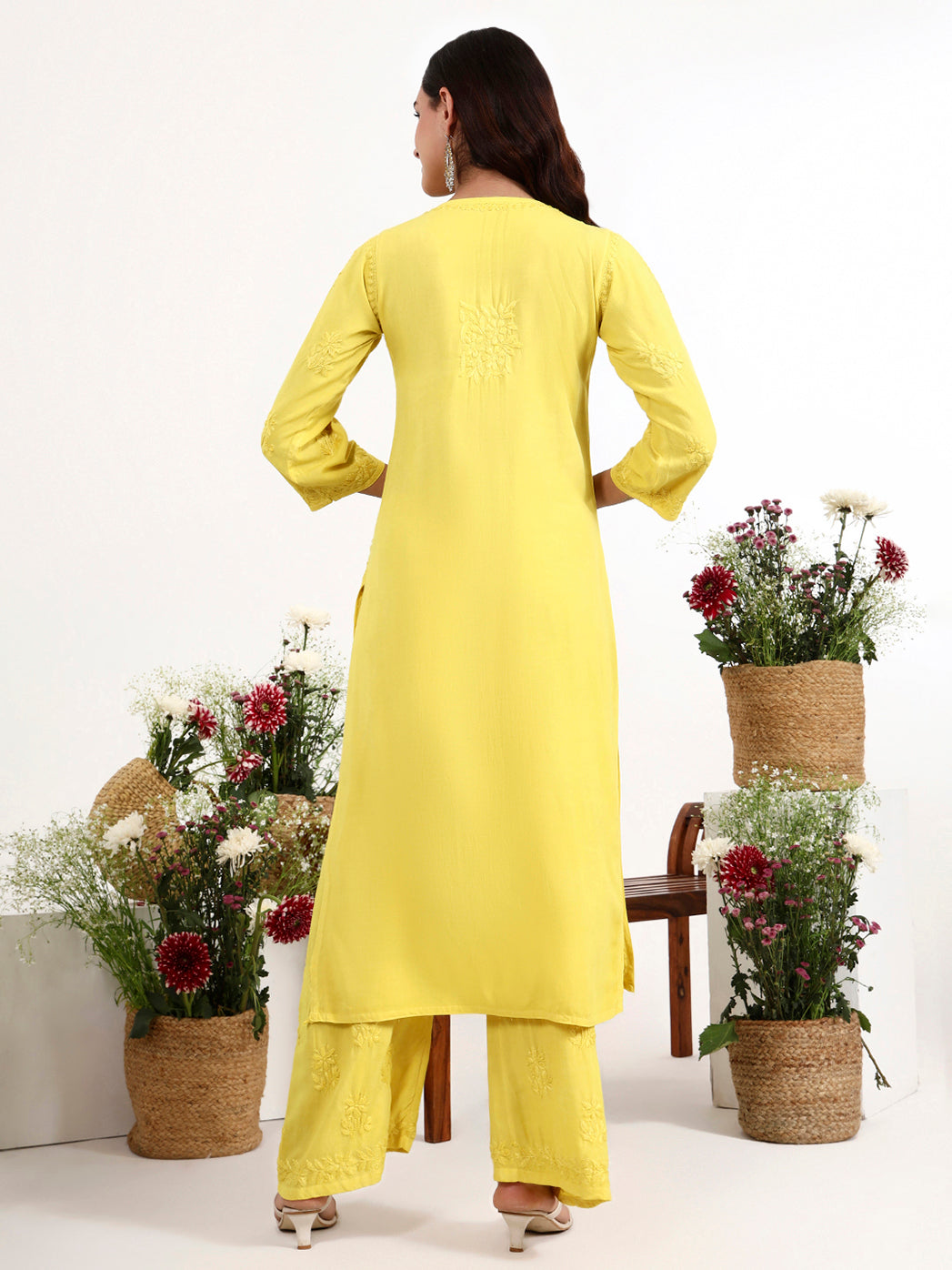 Trending women ethnic wear set with elegant embroidery and versatile styling options