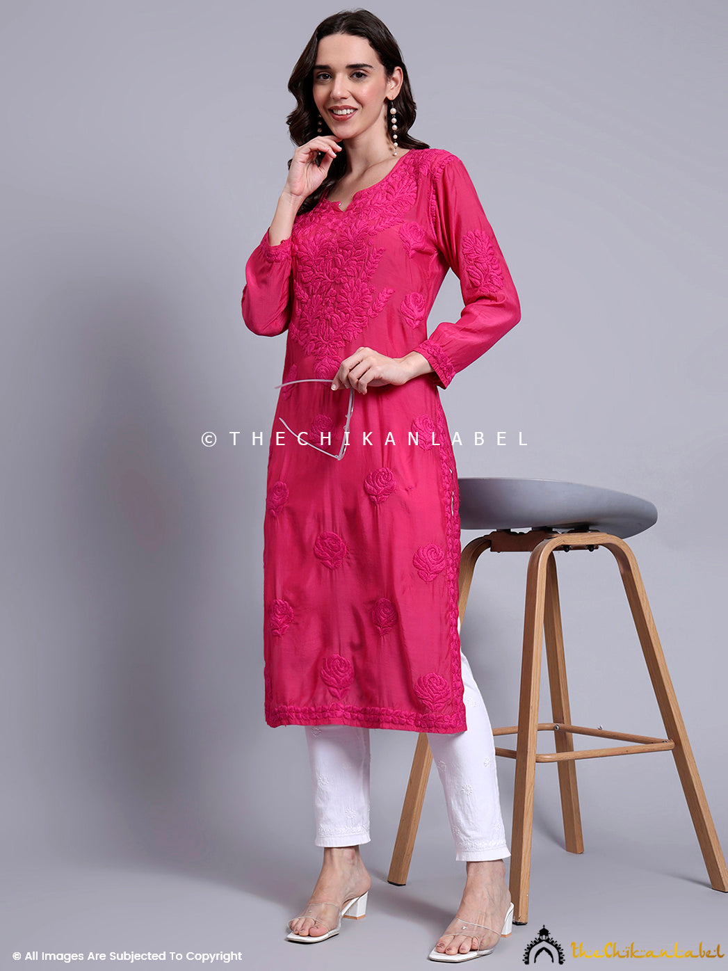 Artisan-inspired kurti crafted in soft muslin with intricate floral chikankari motifs, making it ideal for office, college, and weekend dressing.

Artisan-inspired kurti crafted in soft muslin with intricate floral chikankari motifs, making it ideal for office, college, and weekend dressing.


