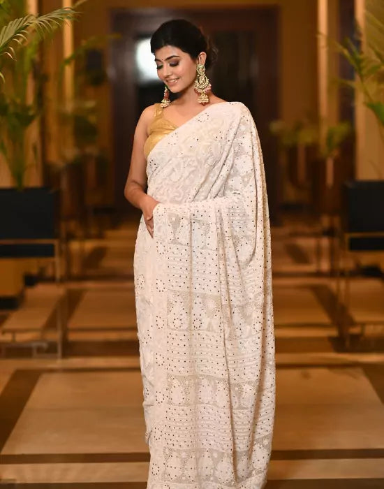 Saree Collection from The Chikan Label