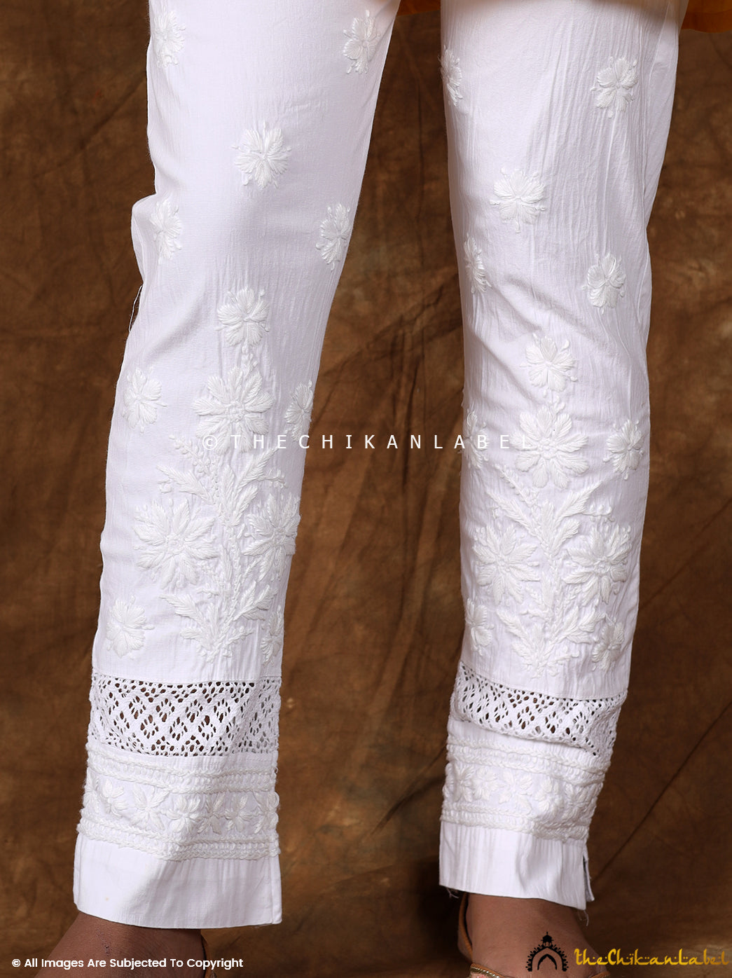 Ladies Off White Cigarette Pant at Rs 235/piece in Mumbai | ID:  2850046020112