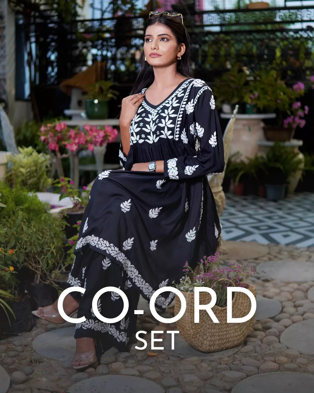co-ord set collection from the chikan label