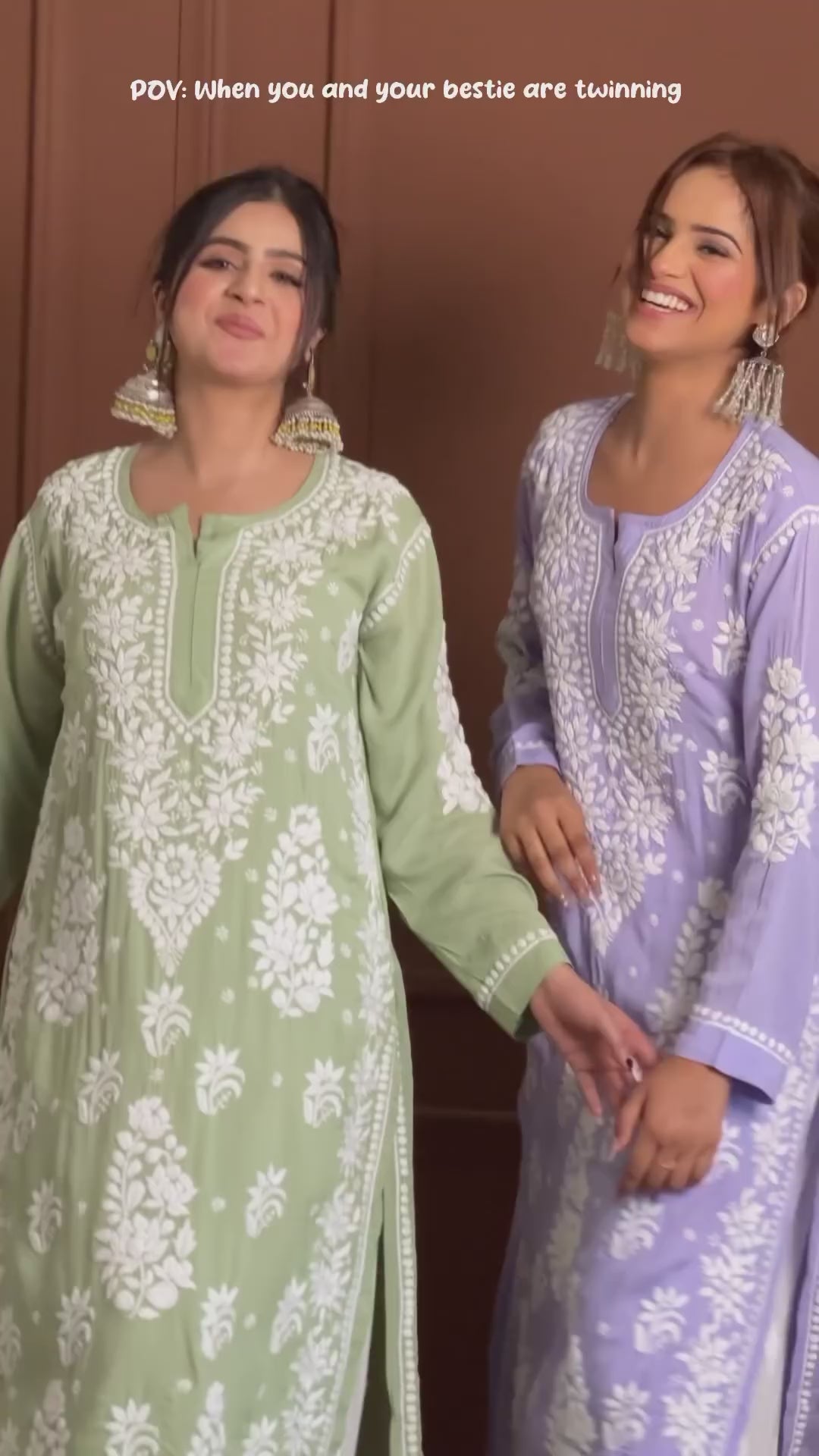 Lavender Nahida Modal Chikankari Straight Kurti ,Chikankari Straight Kurti in Modal Fabric For Woman