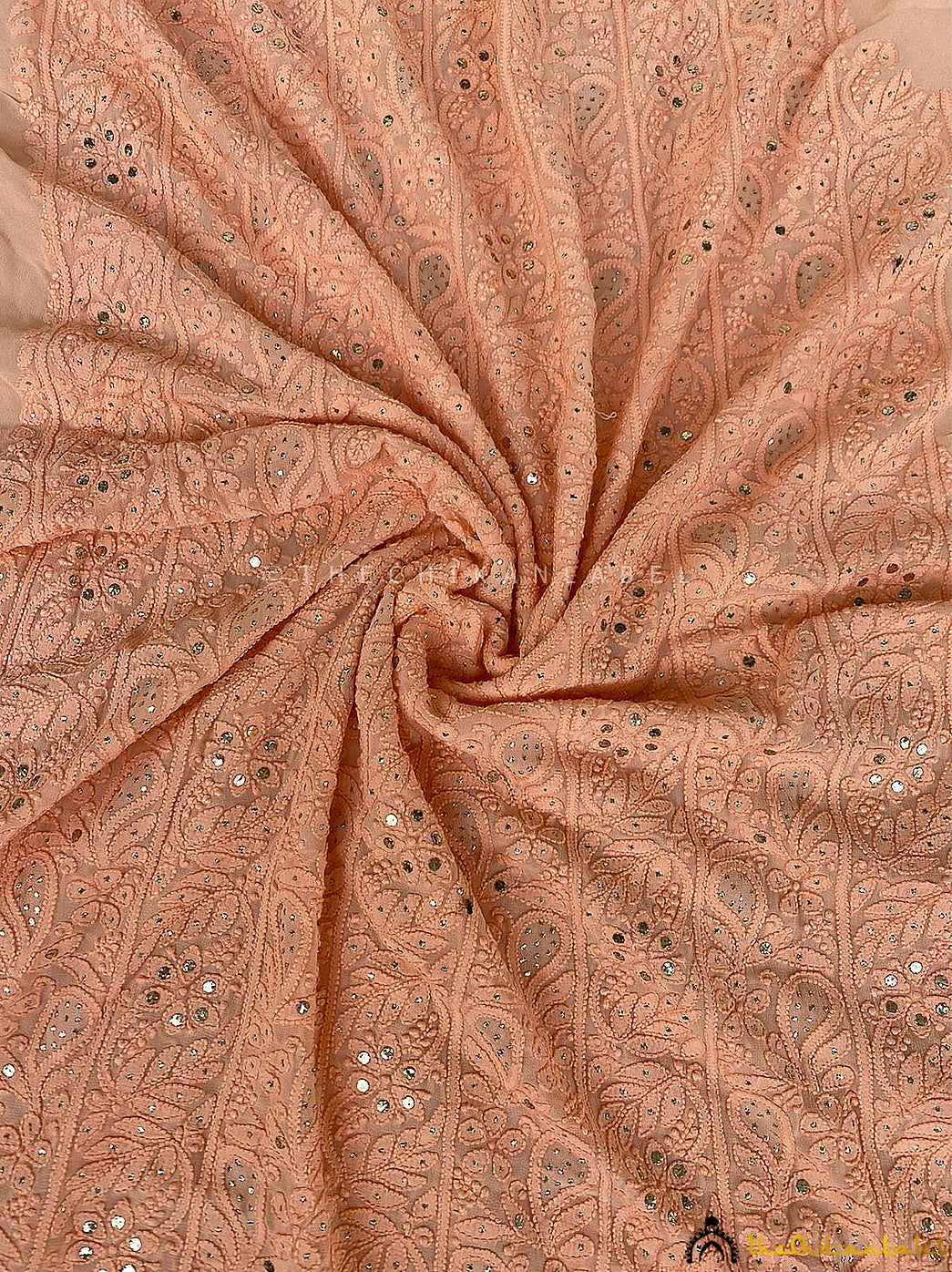 Powder Blue Siya Viscose Chikankari Un-stitched Suit