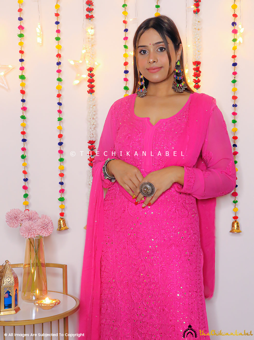 Tara Viscose Chikankari Straight Kurta Set with Dupatta , Chikankari Straight Kurta Set with Dupatta in Viscose Fabric For Woman