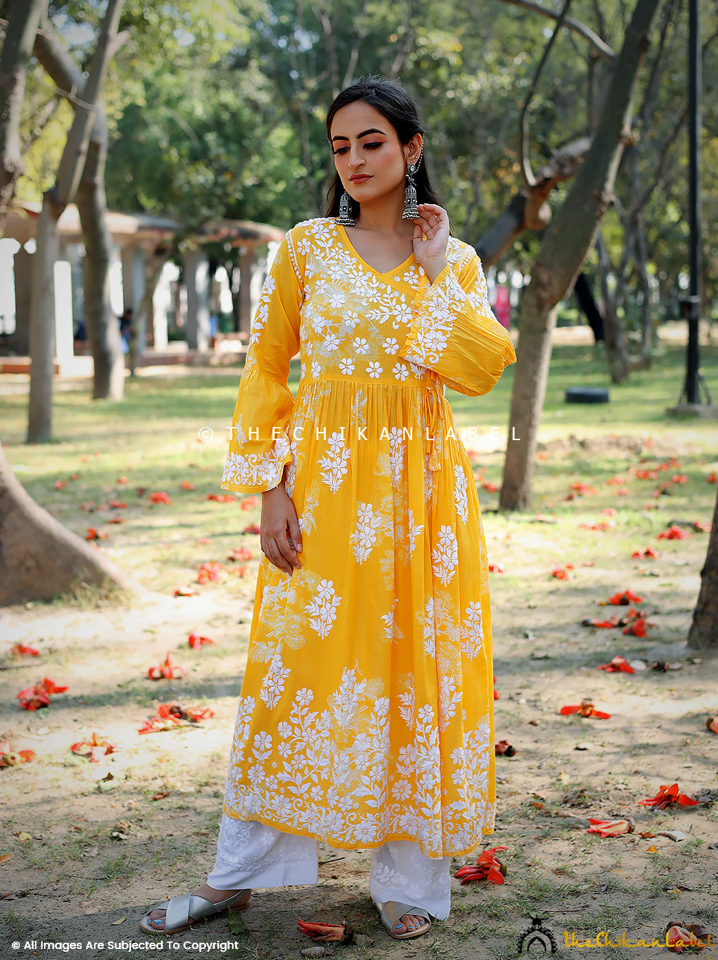 Biba Women Yellow Floral Panelled Gotta Patti Pure Cotton Kurta with  Palazzos & With Dupatta Price in India, Full Specifications & Offers |  DTashion.com