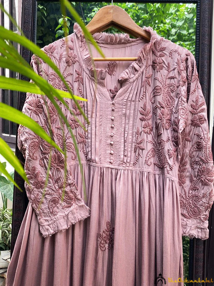 Anarkali kurti from clearance saree