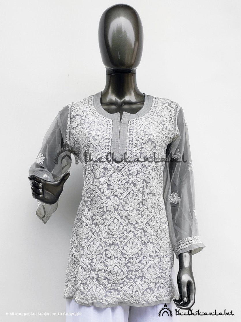Buy Ada Hand Embroidered Pink Cotton Lucknowi Chikankari Short Kurti  A911383 Online at Best Prices in India - JioMart.