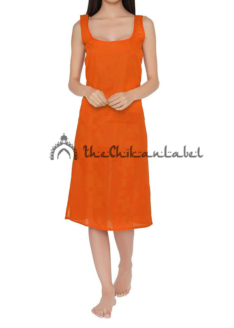 Orange Leheriya Bias Dress