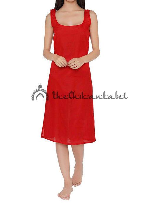 Red Cotton Inners for Kurtis & Kurta