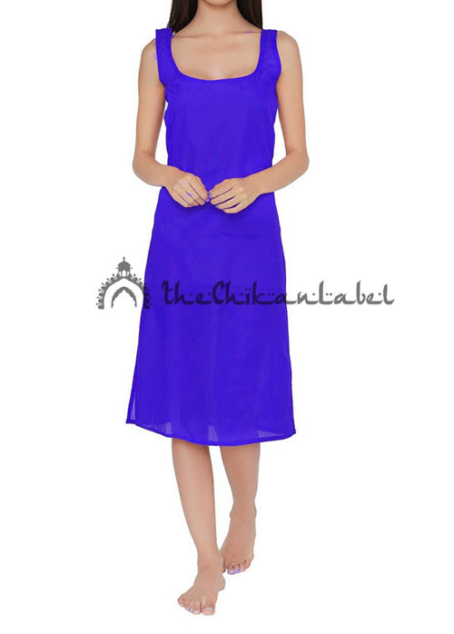 Royal Blue Cotton Inners for Kurtis & Kurta