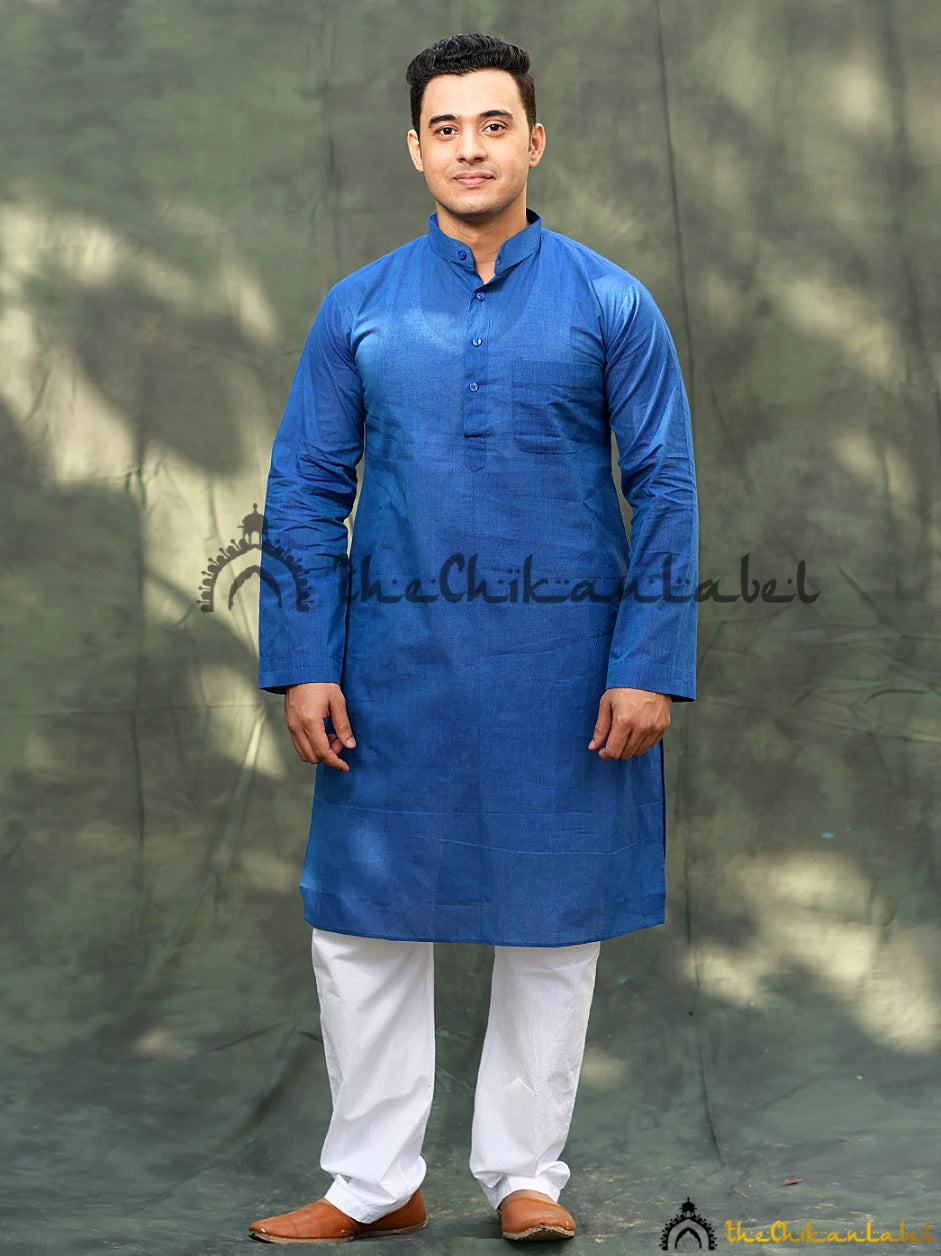 Pink Cotton Mens Kurta Lucknawi Chikankari Handmade - TheChikanLabel |  Lucknow Chikankari Kurtis & Suits